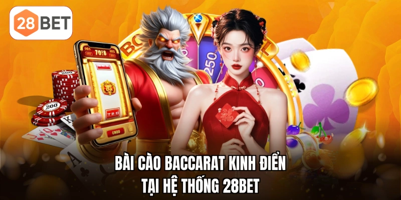 Bài cào baccarat kinh điển tại hệ thống 28BET
