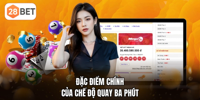 Đặc điểm chính của chế độ quay ba phút