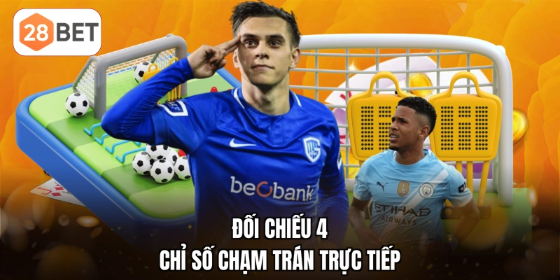 Đối chiếu 4 chỉ số chạm trán trực tiếp